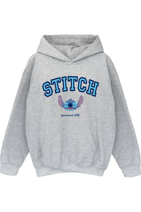 Fille-Pull, gilet, sweat-Sweat-Sweat à capuche coton Stitch disney