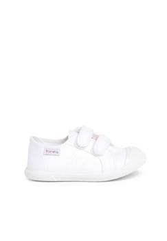 Chaussures-Chaussures bébé 17-26-Baskets en toile avec scratchs pour enfant