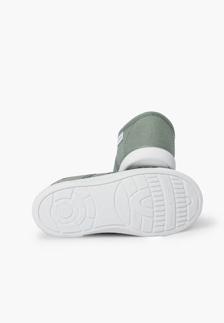 Baskets en toile avec scratchs pour enfant Blanc+Bleu denim+Bleu marine+Gris+Rouge+Sable+Vert fougère+Vert menthe 37 - vertbaudet enfant 