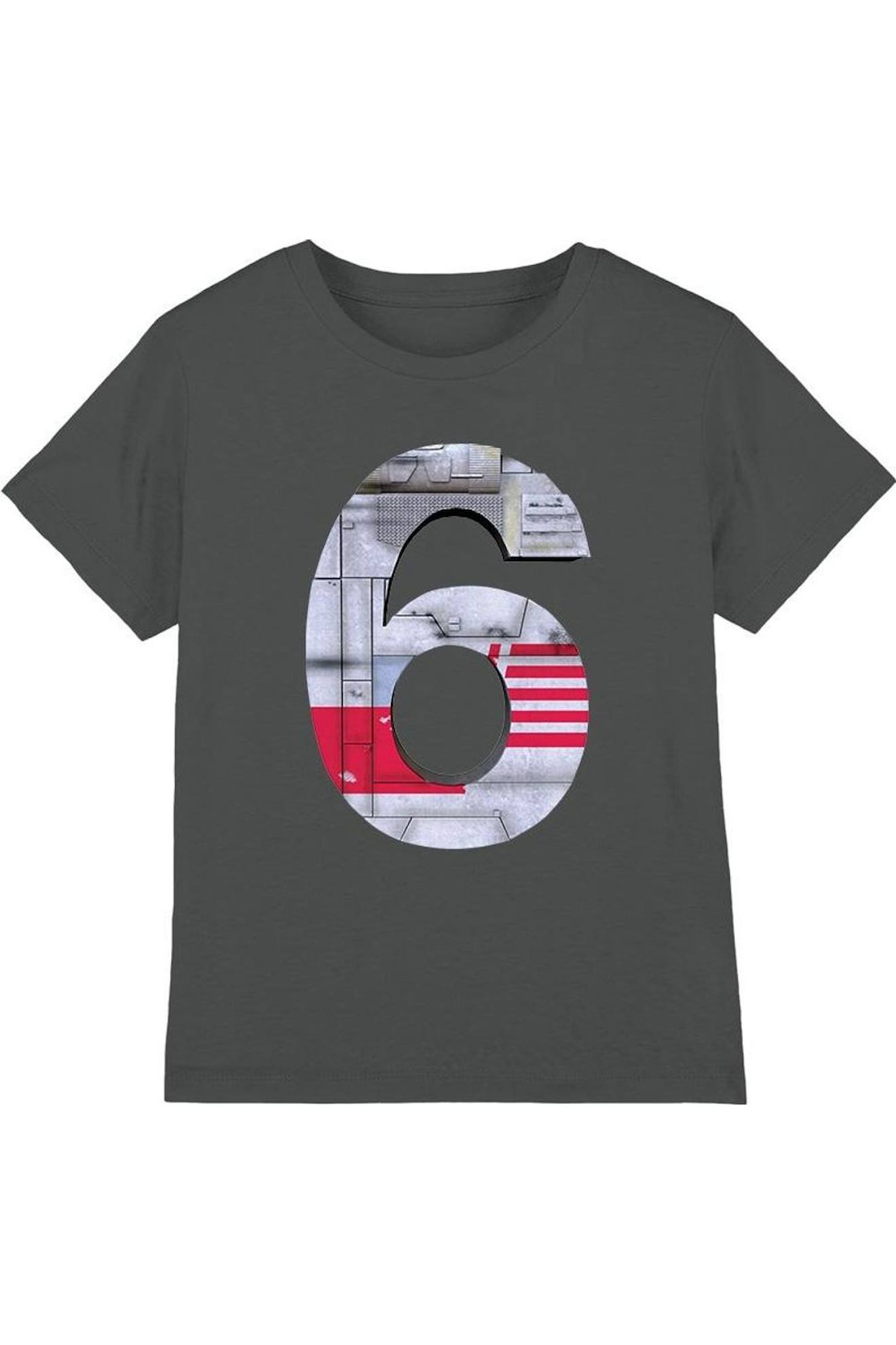 T-shirt Coton Star Wars 6 Charbon