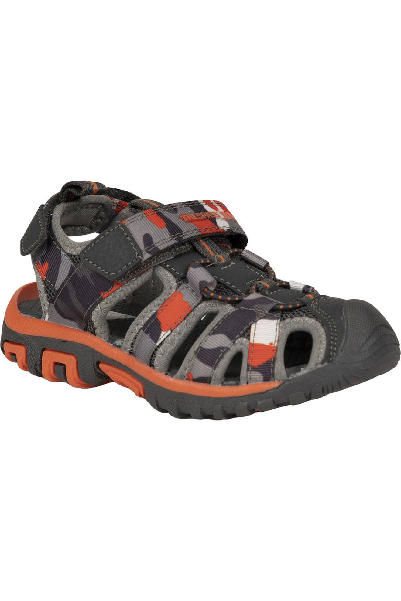 Sandales Pu Jaime Gris / Orange