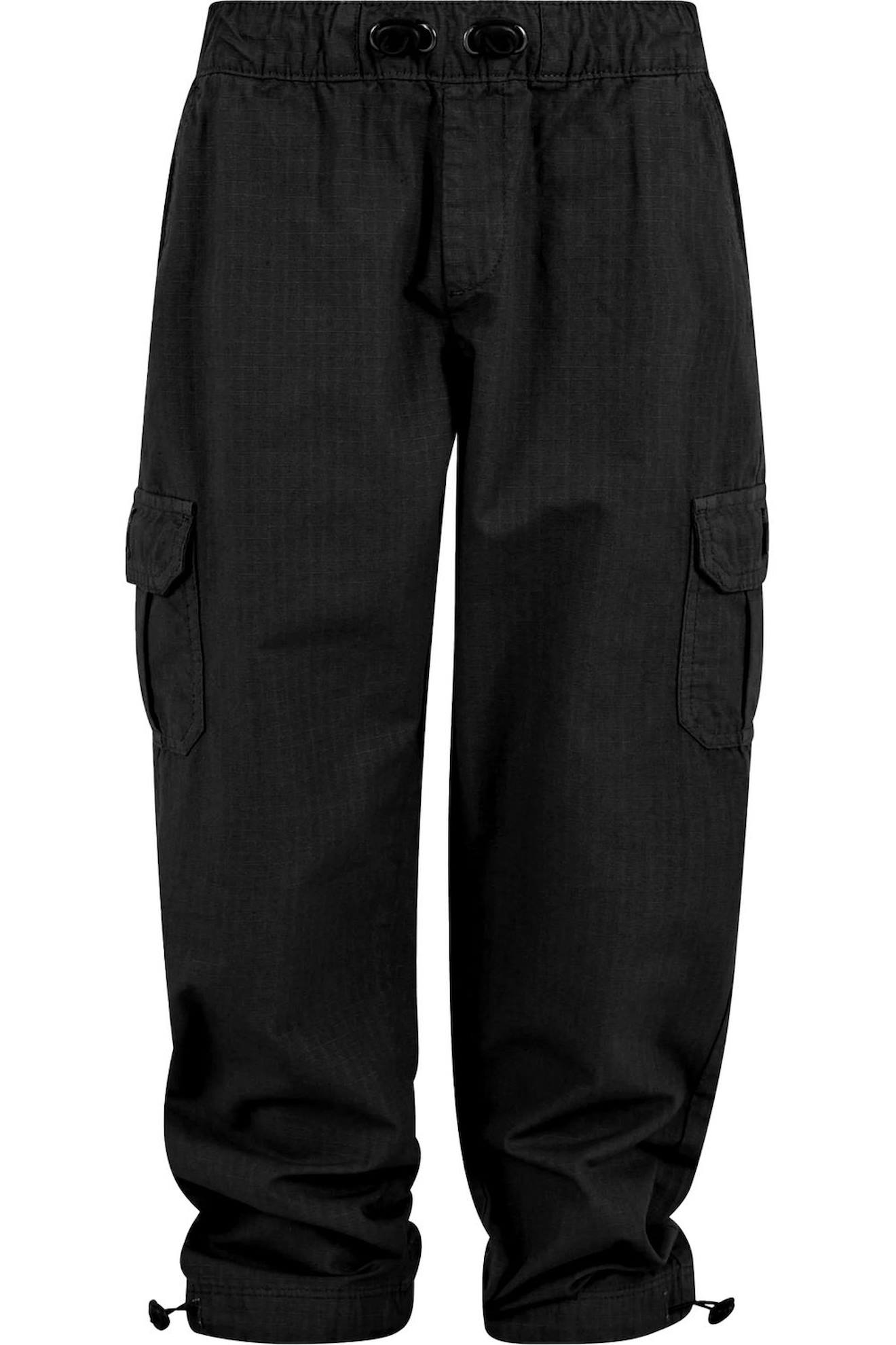 Pantalon À Poches Coton Noir