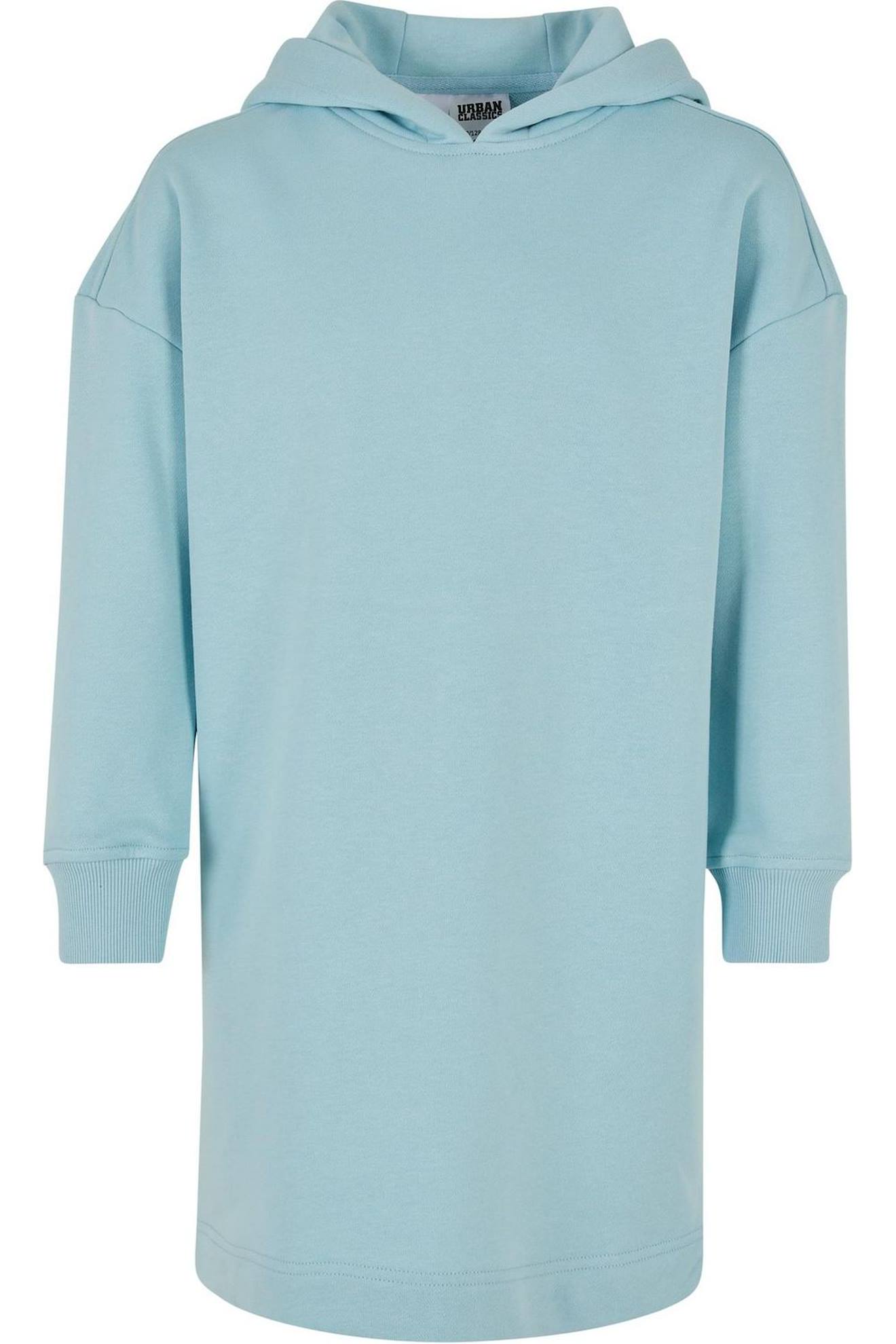 Robe À Capuche Coton Bleu Océan