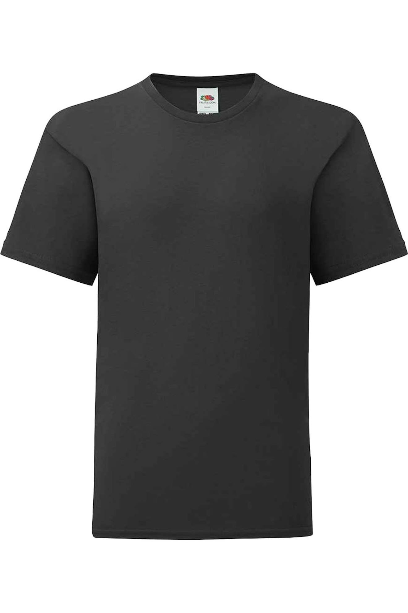 T-shirt Coton Peigné Et Filé À L'anneau Iconic Noir