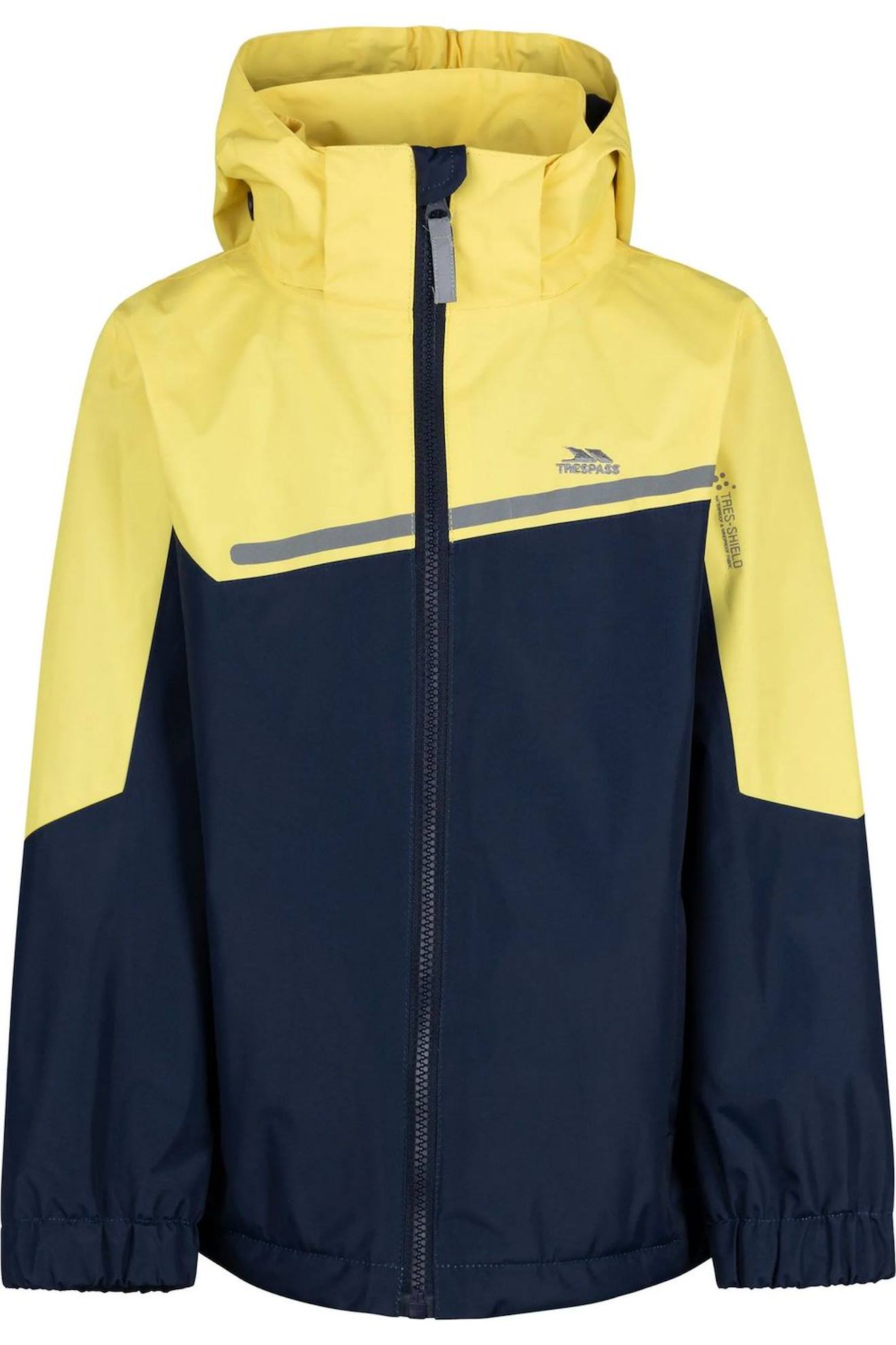 Veste Imperméable Pvc Coating Submerged Bleu Marine / Jaune