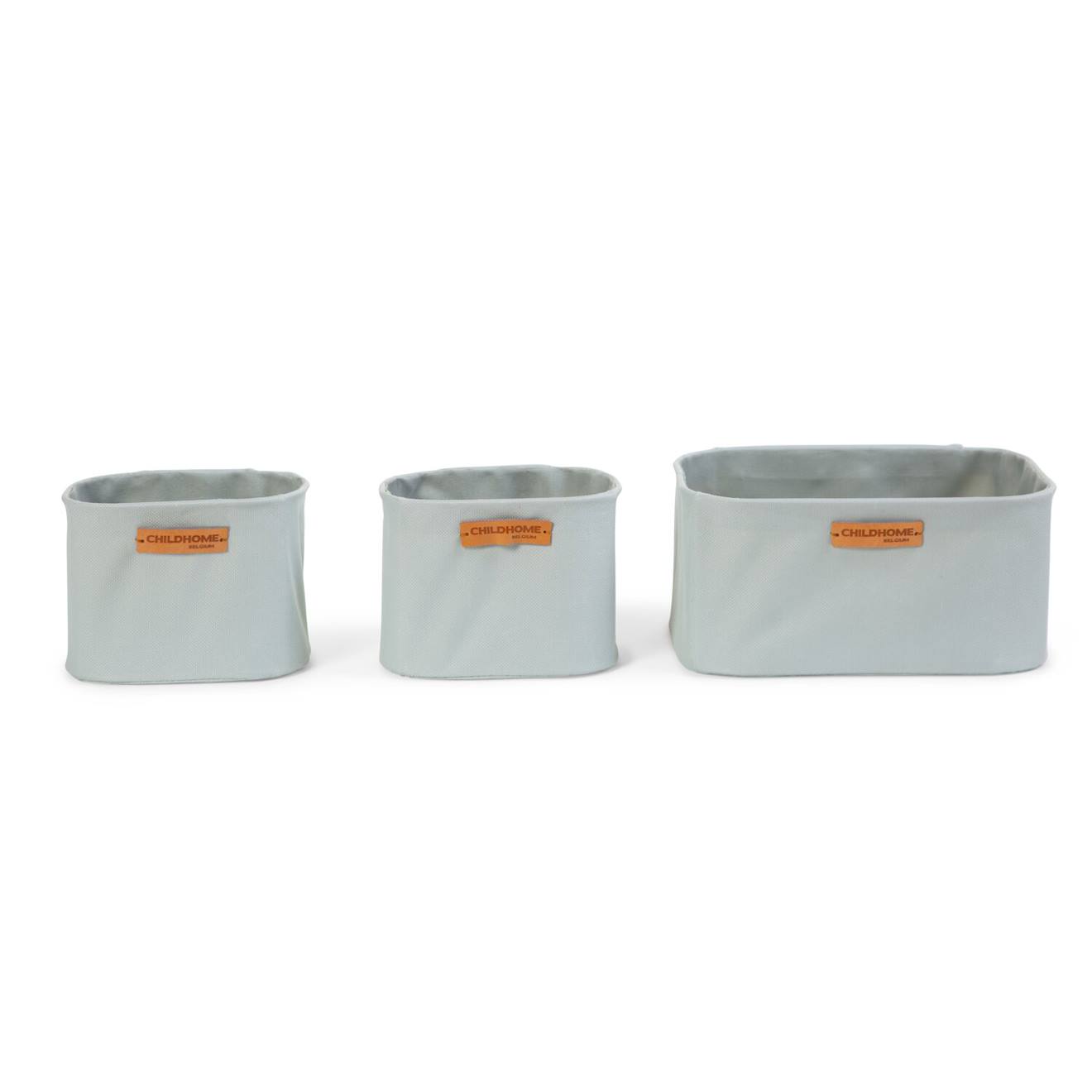 Lot De 3 Paniers De Rangement Suspendus Gris