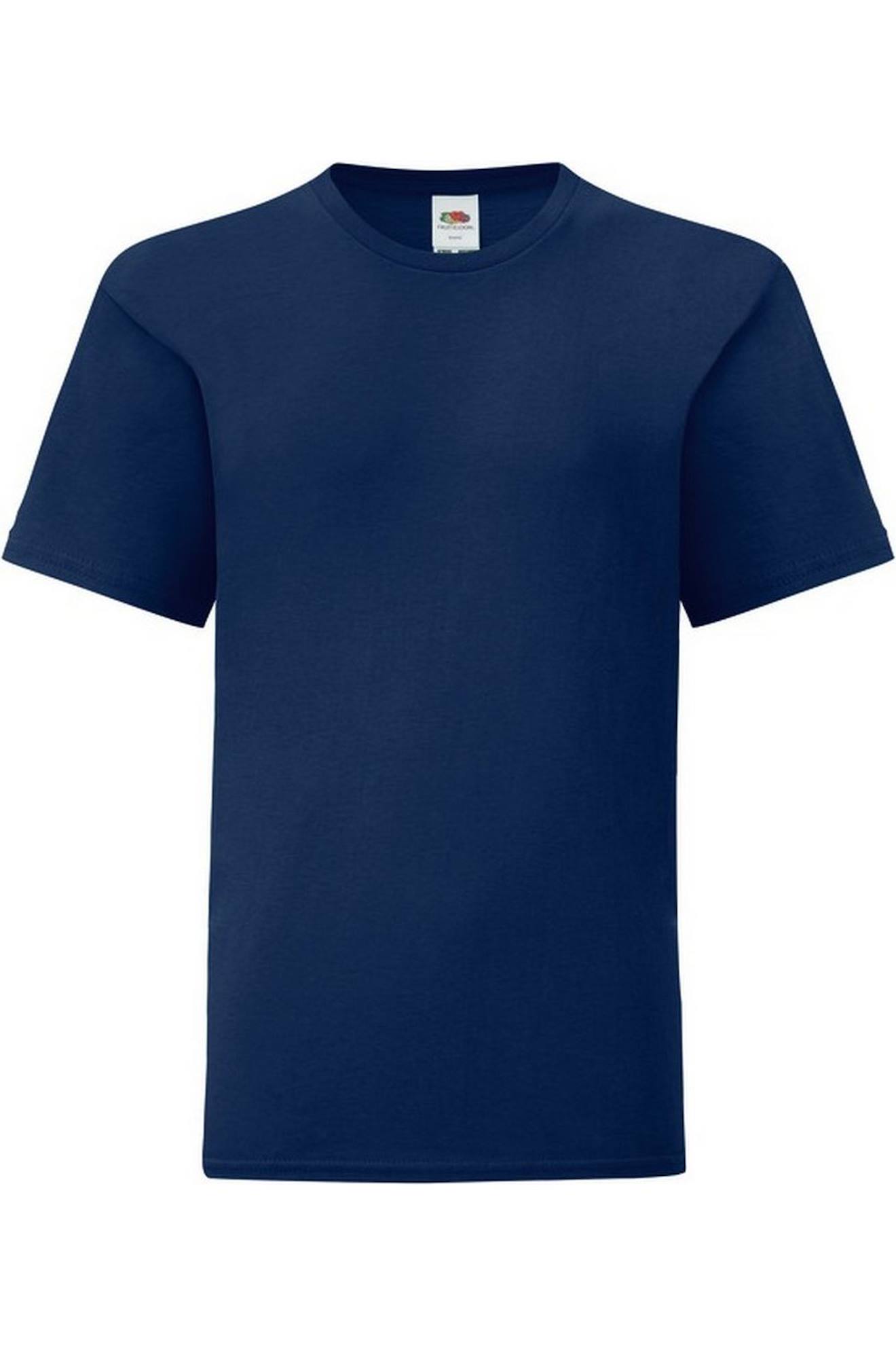 T-shirt Iconic Coton Peigné Et Filé À L'anneau 150 Bleu Marine