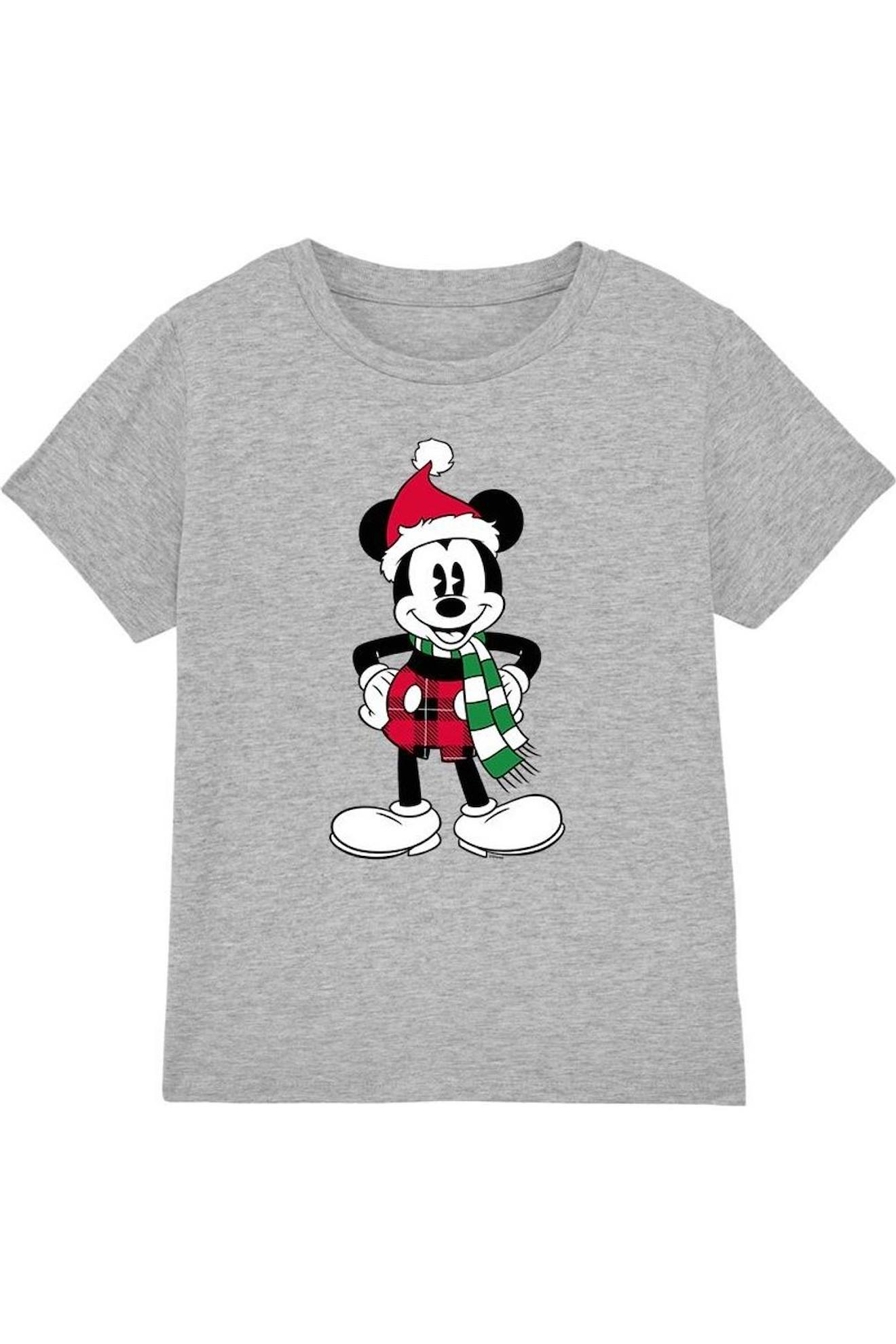 T-shirt Coton Disney Gris Chiné