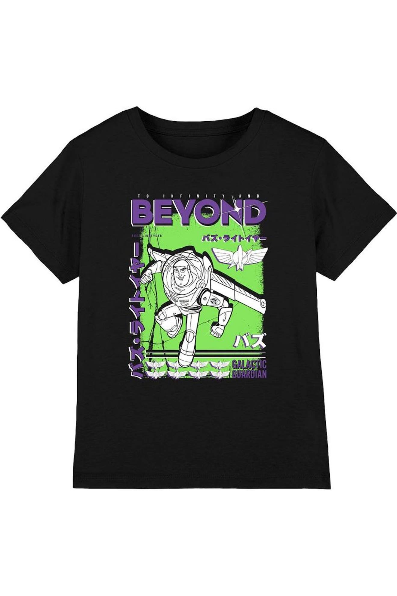 T-shirt Coton Toy Story Galactic Guardian Noir