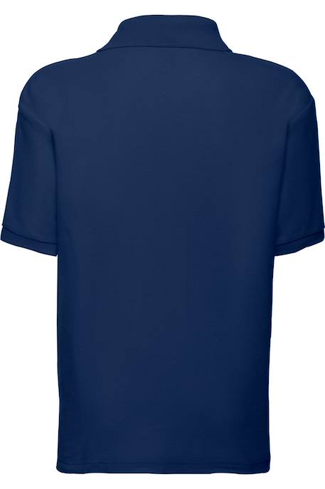 Polo polyester 65/35 Bleu ciel+Bleu marine+Bleu marine sombre+Bleu roi+Bordeaux+Noir+Rose clair+Rouge+Tournesol+Vert bouteille+Violet 5 - vertbaudet enfant 
