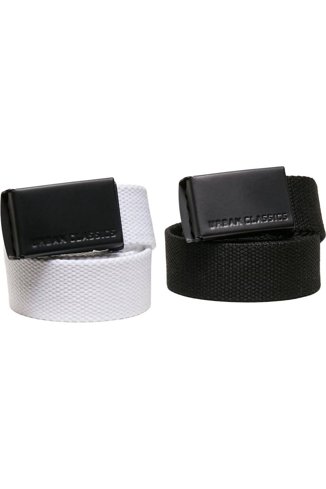 Ceinture Polyester Noir Blanc 17$
