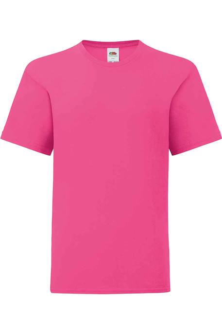 Fille-T-shirt, sous-pull-T-shirt-T-shirt coton peigné et filé à l'anneau iconic