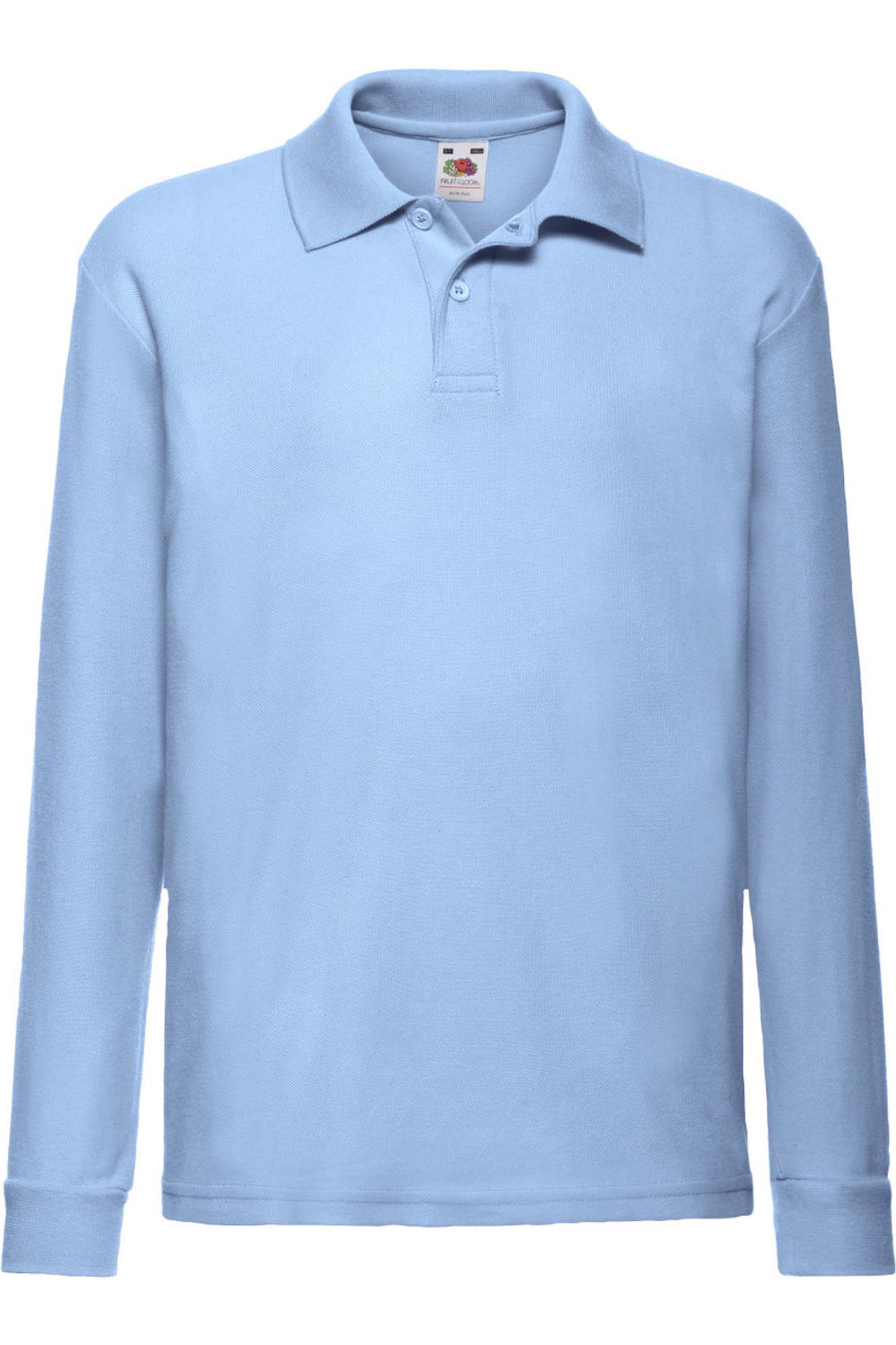 Polo Polyester Bleu Ciel