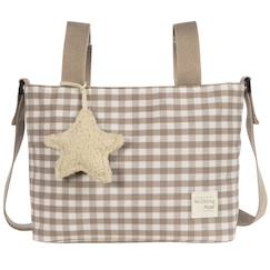 Puériculture-Sac à poussette crossbody caetana sand