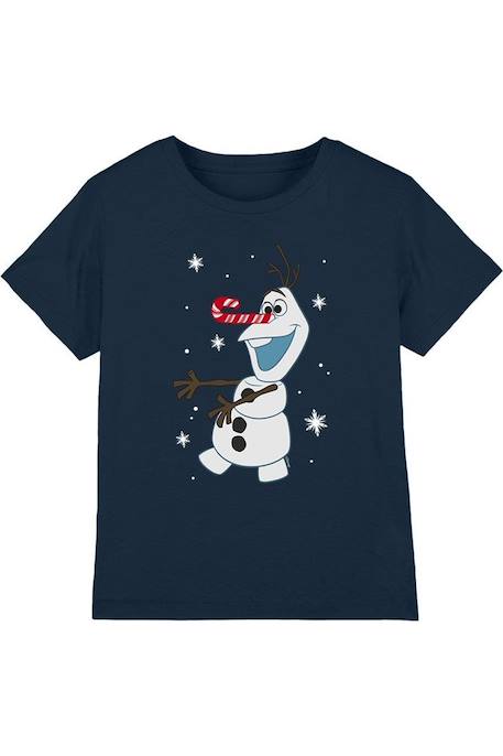 Fille-T-shirt olaf coton la reine des neiges