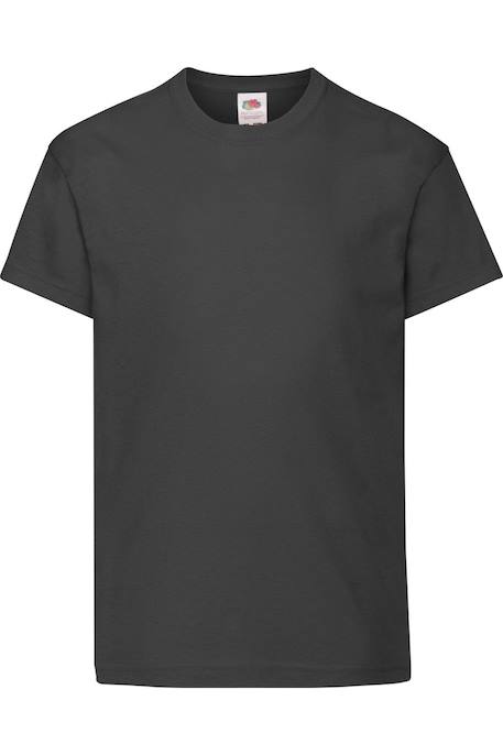 T-shirt coton original Azur+Bleu ciel+Bleu marine+Bleu marine sombre+Bleu roi+Jaune+Noir+Olive classique+Orange+Rouge+Rouge orangé+Tournesol+Vert bouteille+Vert citron+Vert kelly+Violet 19 - vertbaudet enfant 