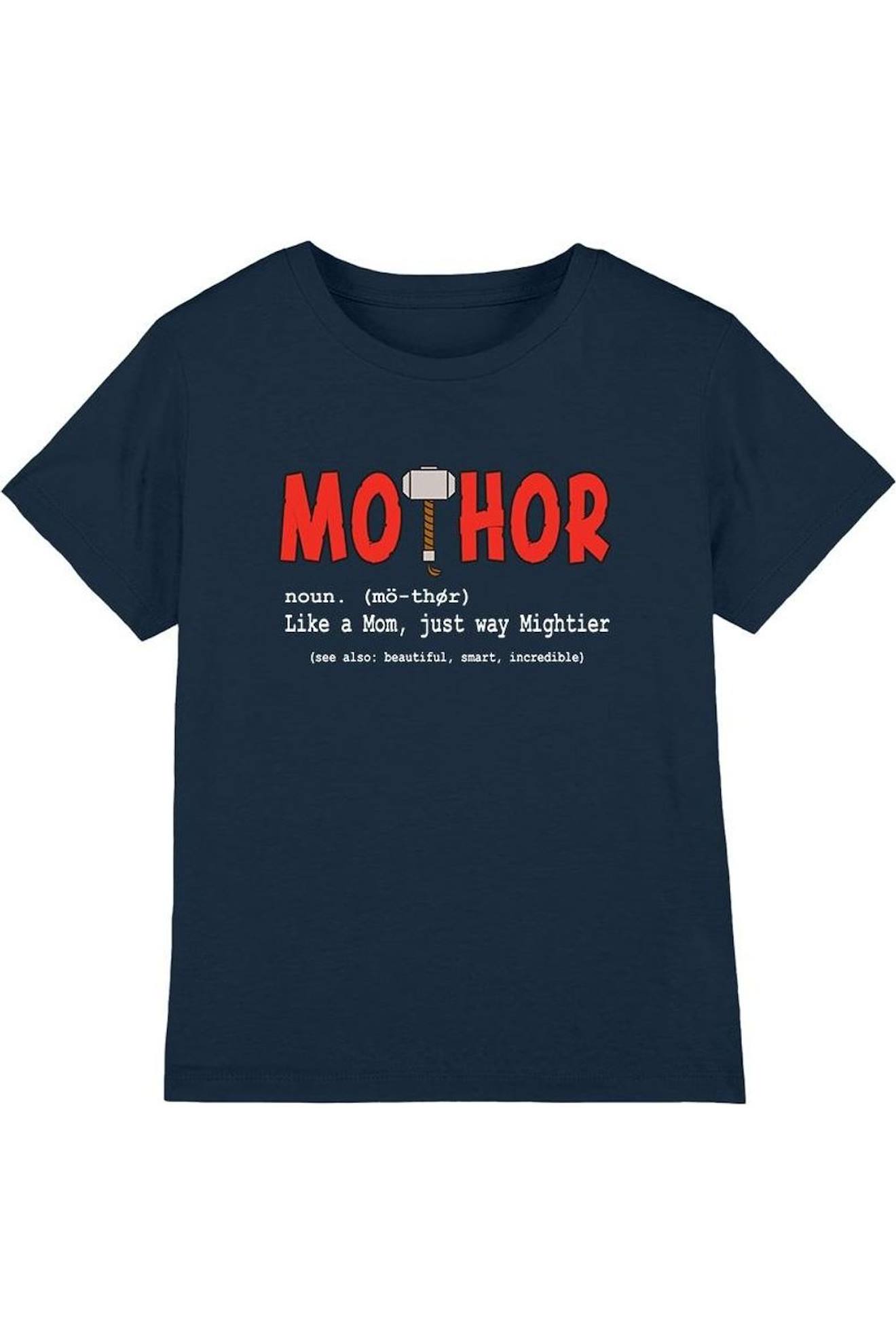 T-shirt Mo Coton Mothor Bleu Marine