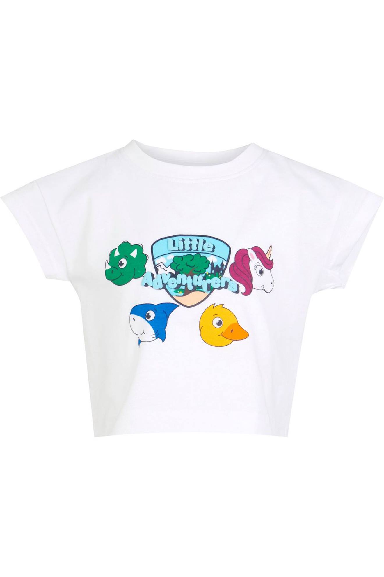T-shirt Little Adventurers Blanc