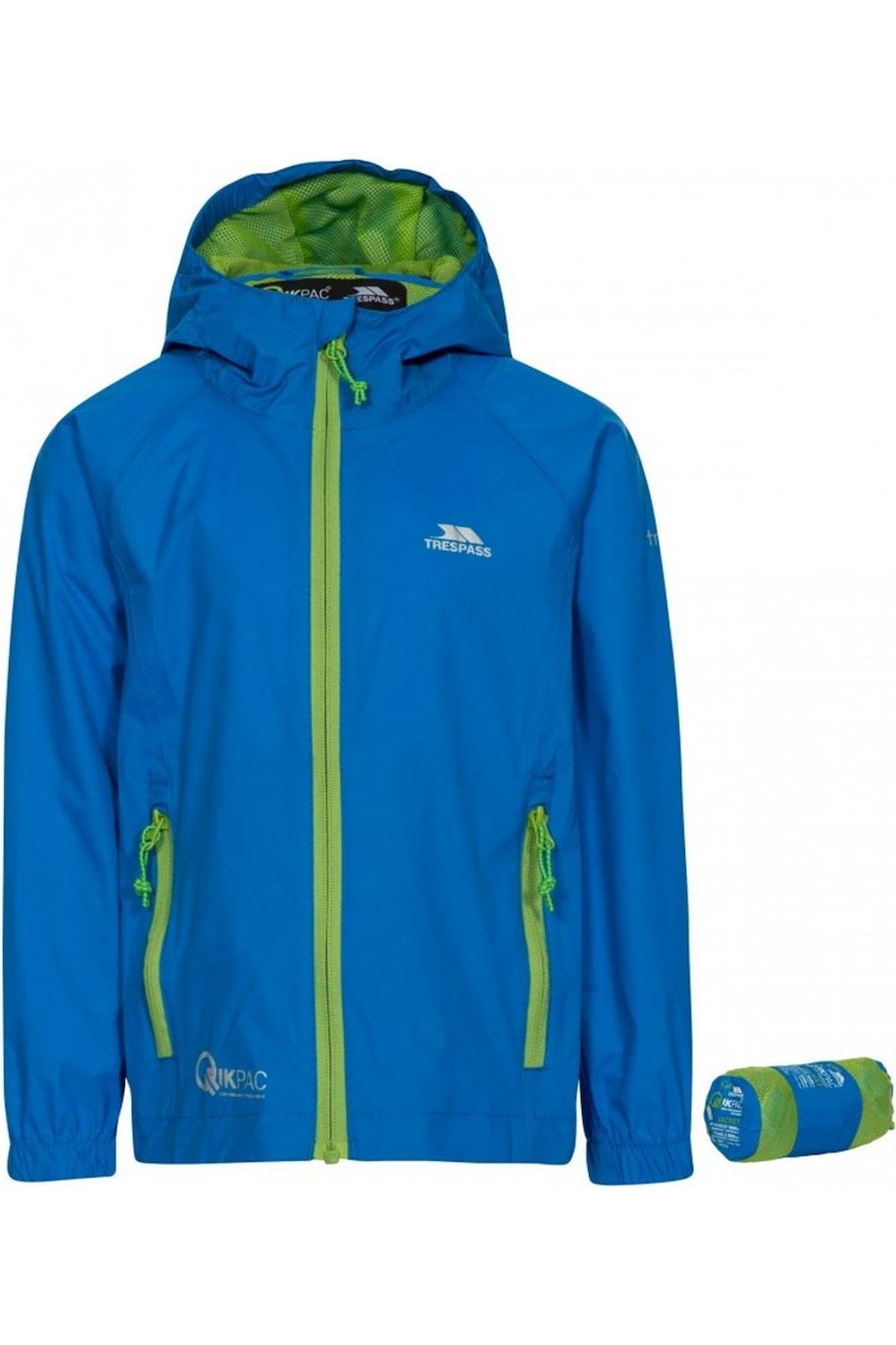 Qikpac Veste Imperméable Repliable Coton Égyptien Cobalt