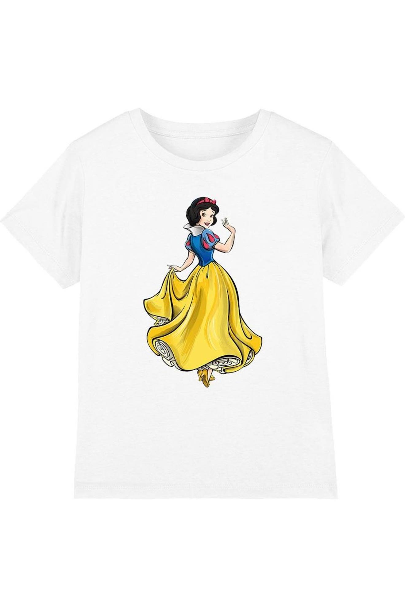 T-shirt Coton Blanche-neige Fairest Princess Of Them All Blanc
