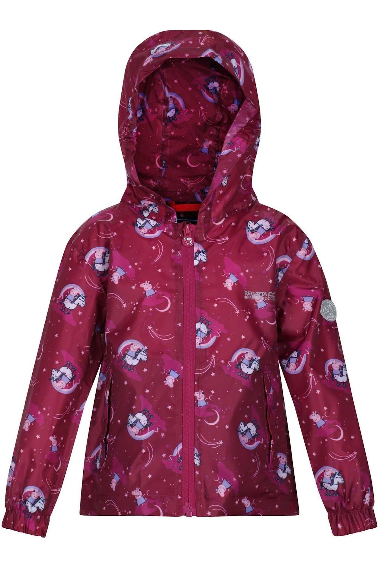 Veste Imperméable Peppa Pig Framboise Foncé