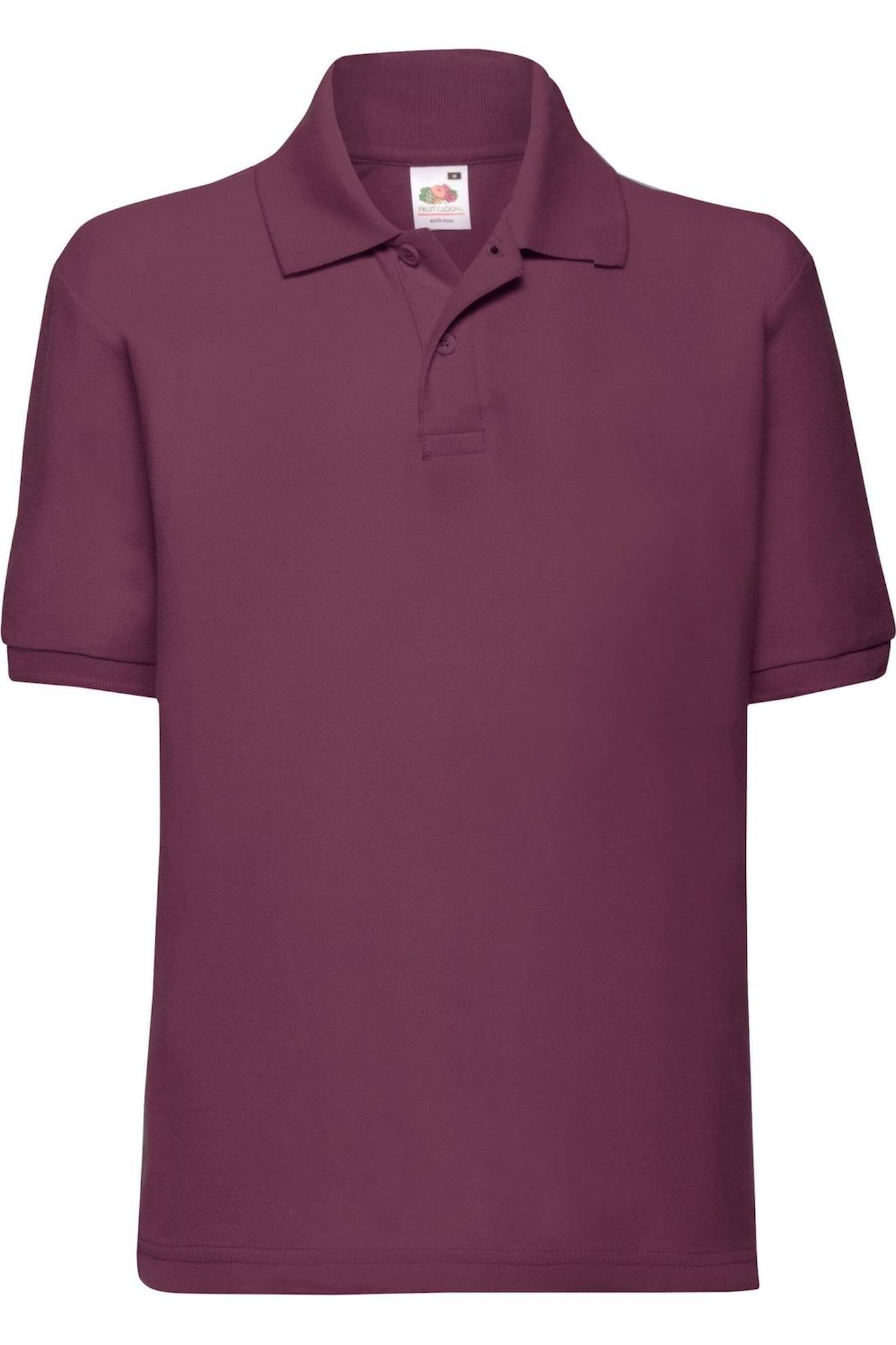 Polo Polyester 65/35 Bordeaux