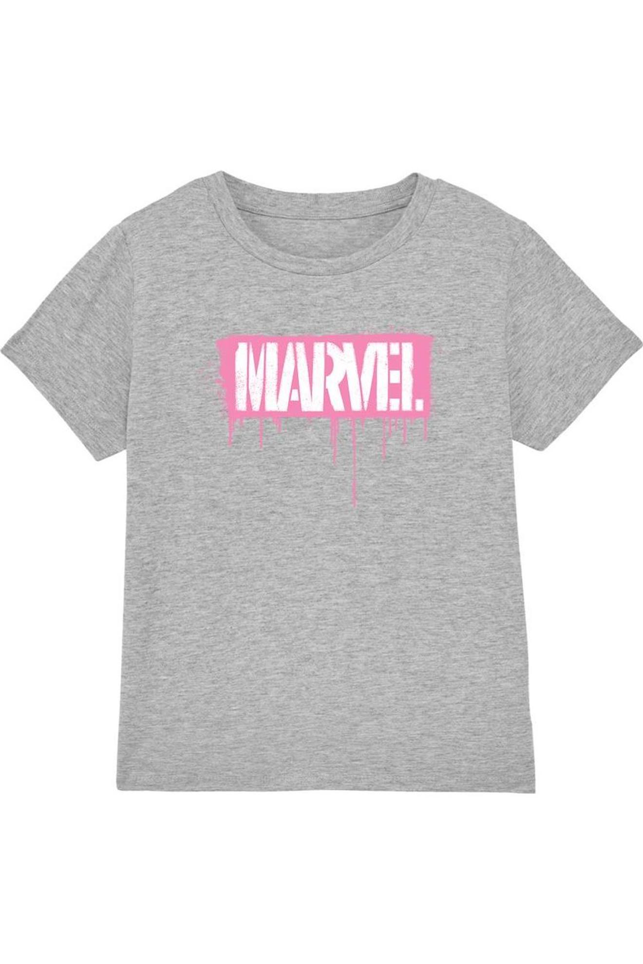 T-shirt Coton Gris Chiné