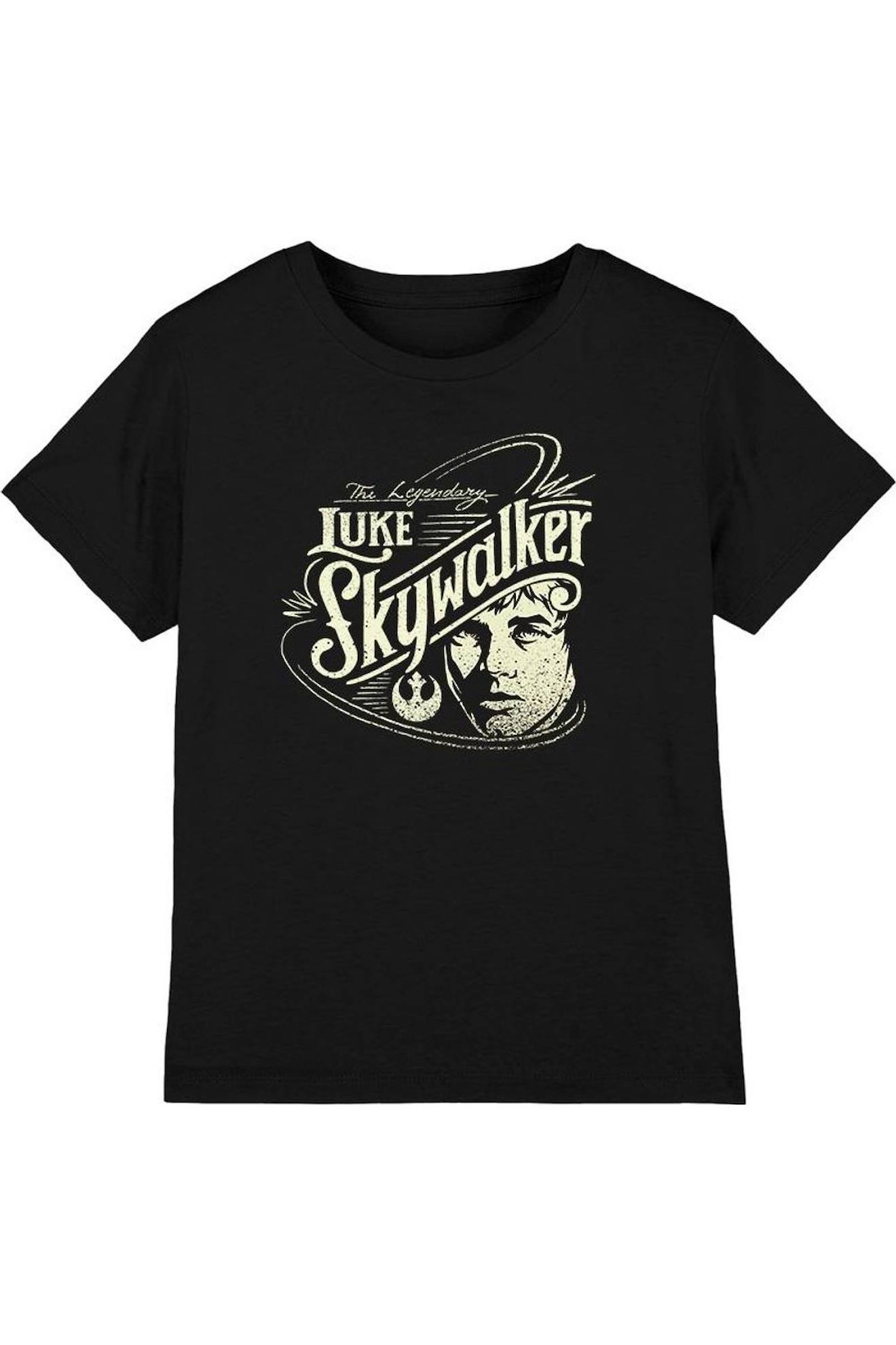 T-shirt Garçon Coton - Star Wars Skywalker War Hero Noir