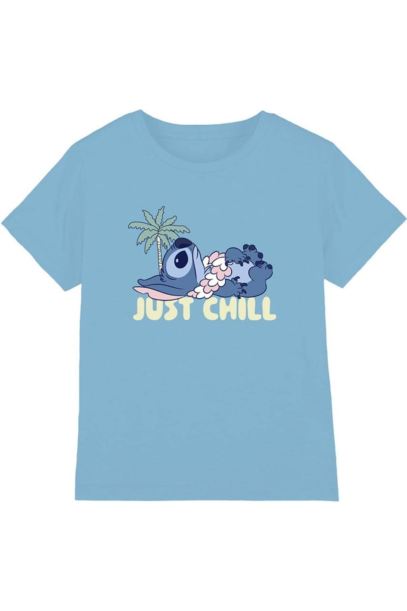 T-shirt Coton Just Chill Stitch Bleu Ciel 21 €