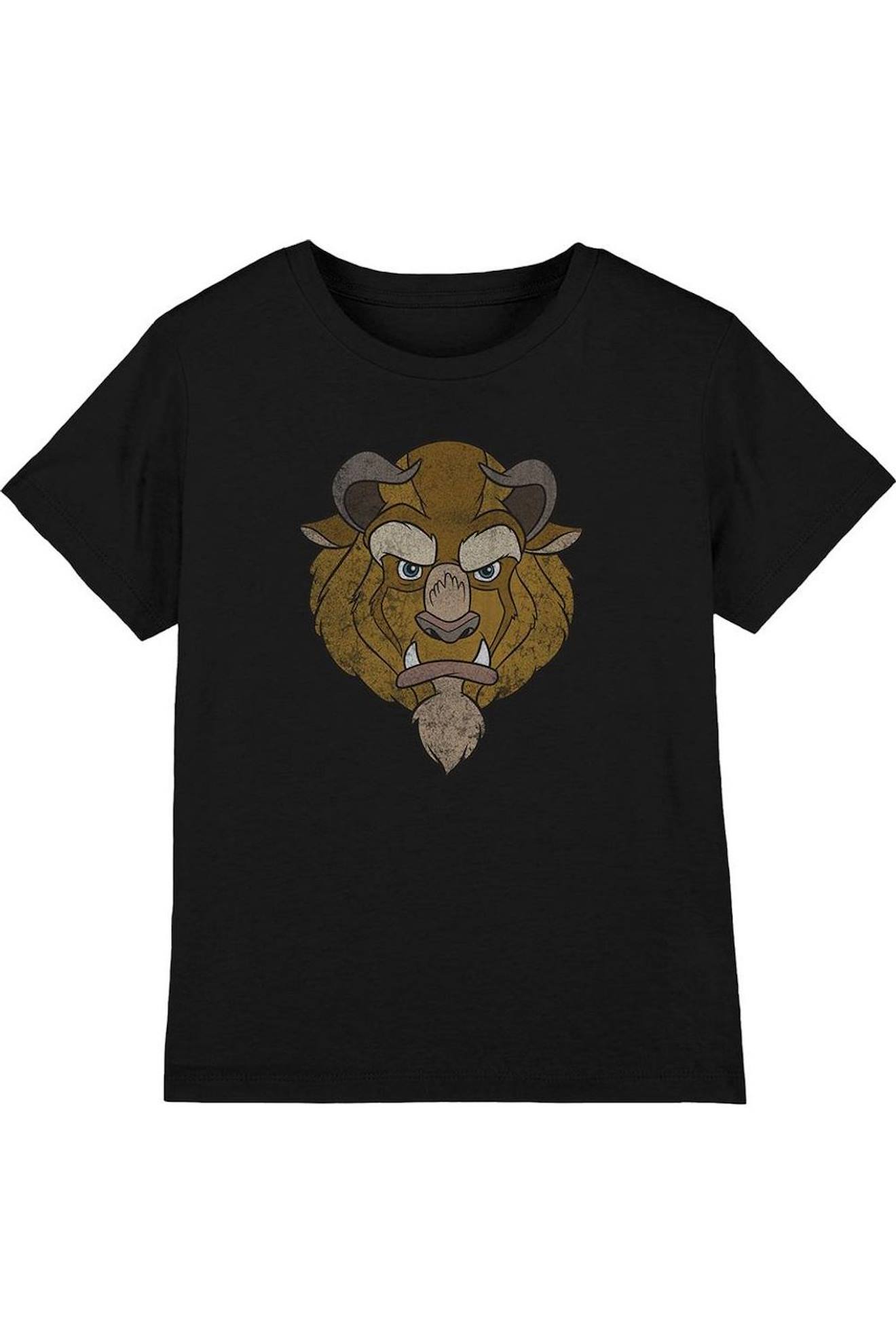 T-shirt Coton La Belle Et La Bête Noir