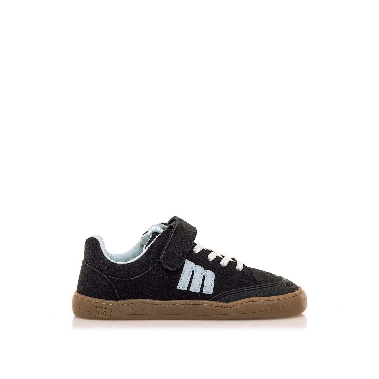 Sneakers Garçon Synthétique Lacets- Fermeture Adhésive Barefoot Bleu