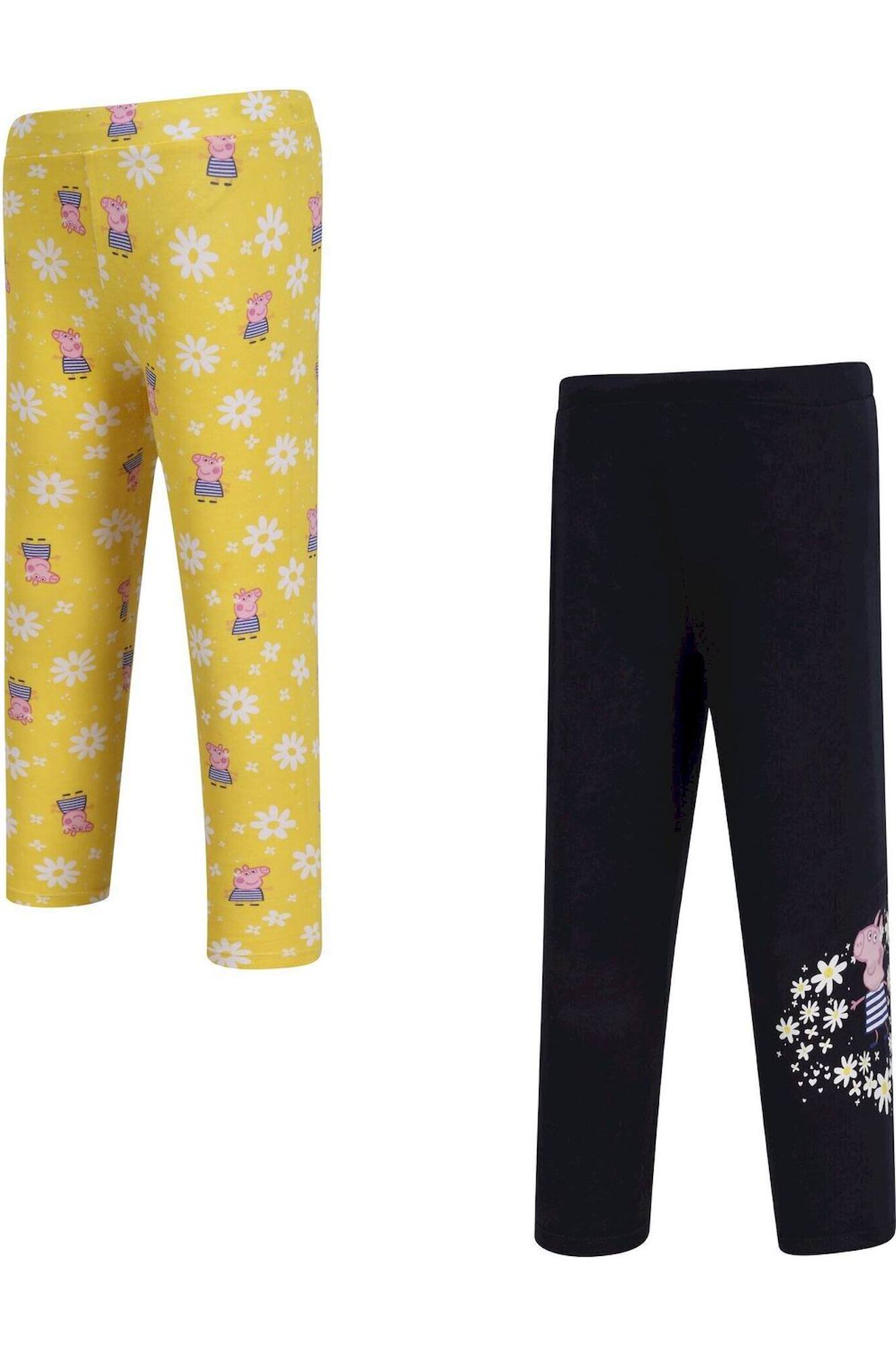 Ensemble Leggings Coton Peppa Pig Jaune Vif / Bleu Marine