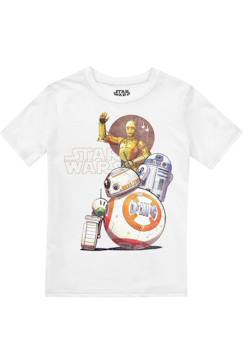 Garçon-T-shirt, polo, sous-pull-T-shirt coton star wars droid squad