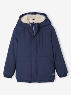 Parka à capuche doublure sherpa garçon  - vertbaudet enfant