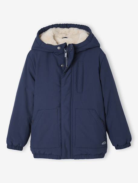 Parka à capuche doublure sherpa garçon  - vertbaudet enfant