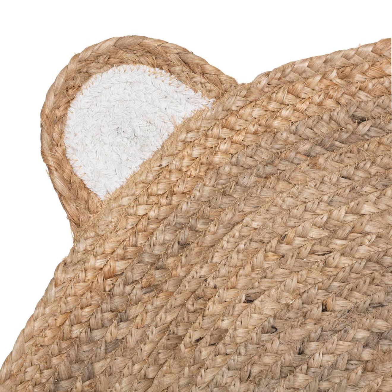 Tapis Rond Ourson - Tome Beige Moyen (Atmosphera) - Image 2