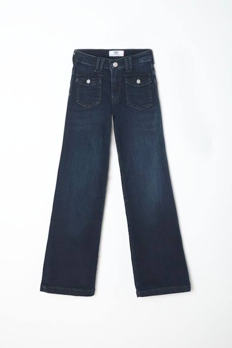 Jeans bootcut pulp slim, longueur 34  - vertbaudet enfant