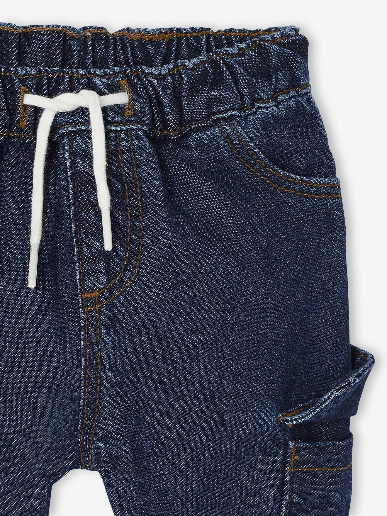 Pantalon Battle Bébé VERTBAUDET - Taille Élastiquée 24 Mois (86 Cm) - 100% Coton - Style Urbain