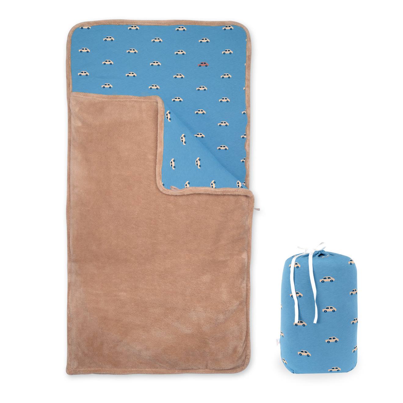 Sac De Couchage Tog 3 Pady Softy - Jersey Marron Et Bleu
