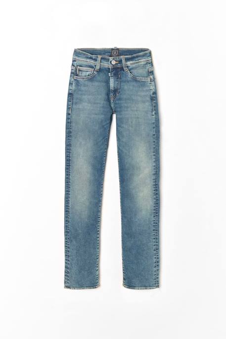 Garçon-Pantalon-Jeans droite blue jogg, longueur 34