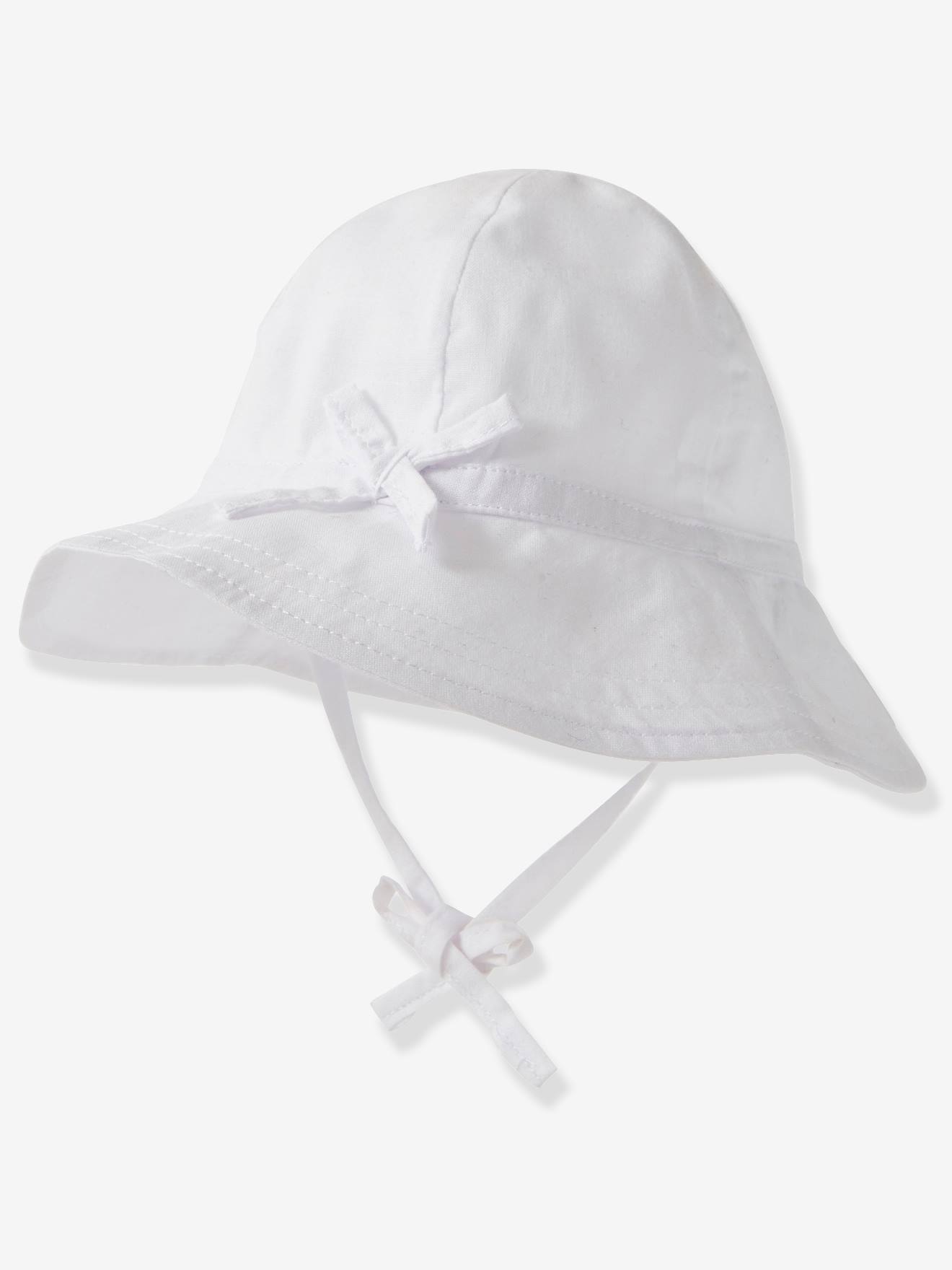 Chapeau de soleil bébé blanc