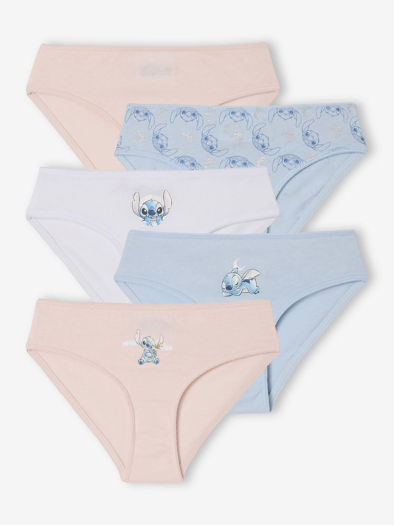 Lot de 5 culottes Disney Lilo & Stitch fille assorties