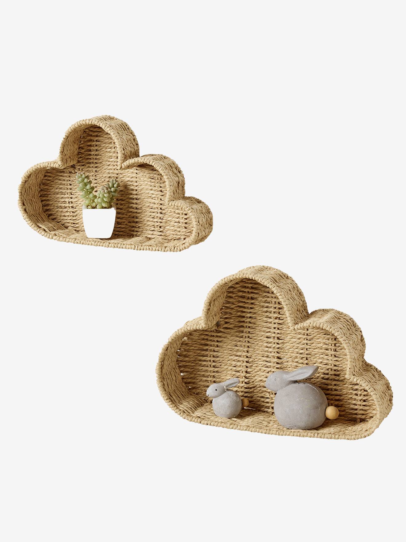 Lot de 2 étagères Nuage beige (Vertbaudet) - Image 2