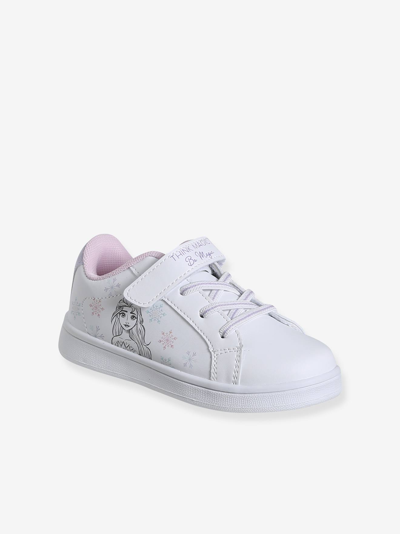 Baskets basses Disney Reine des Neiges fille blanc