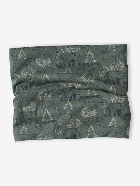 Snood garçon imprimé doublé sherpa  - vertbaudet enfant