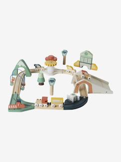 Jouet-Circuit de train multi-activités en bois FSC®