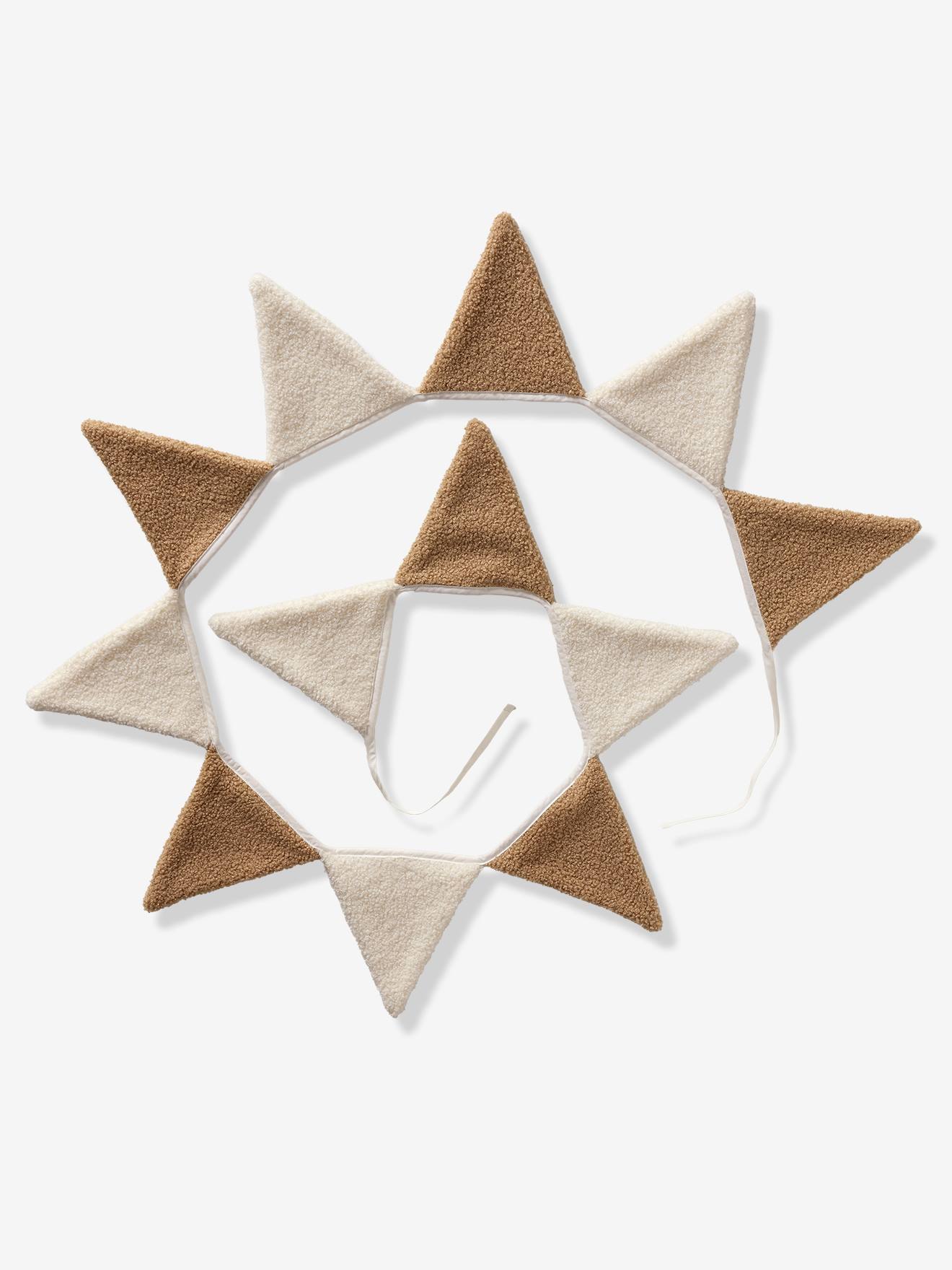 Guirlande fanions en sherpa beige (Vertbaudet) - Image 2