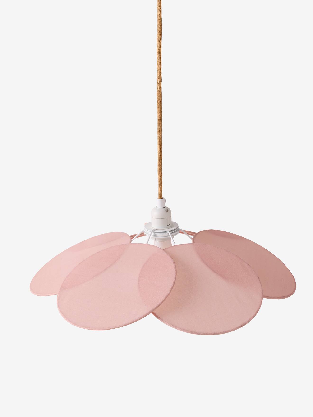 Abat-jour pour suspension en tissu Pétales rose pâle (Vertbaudet) - Image 1