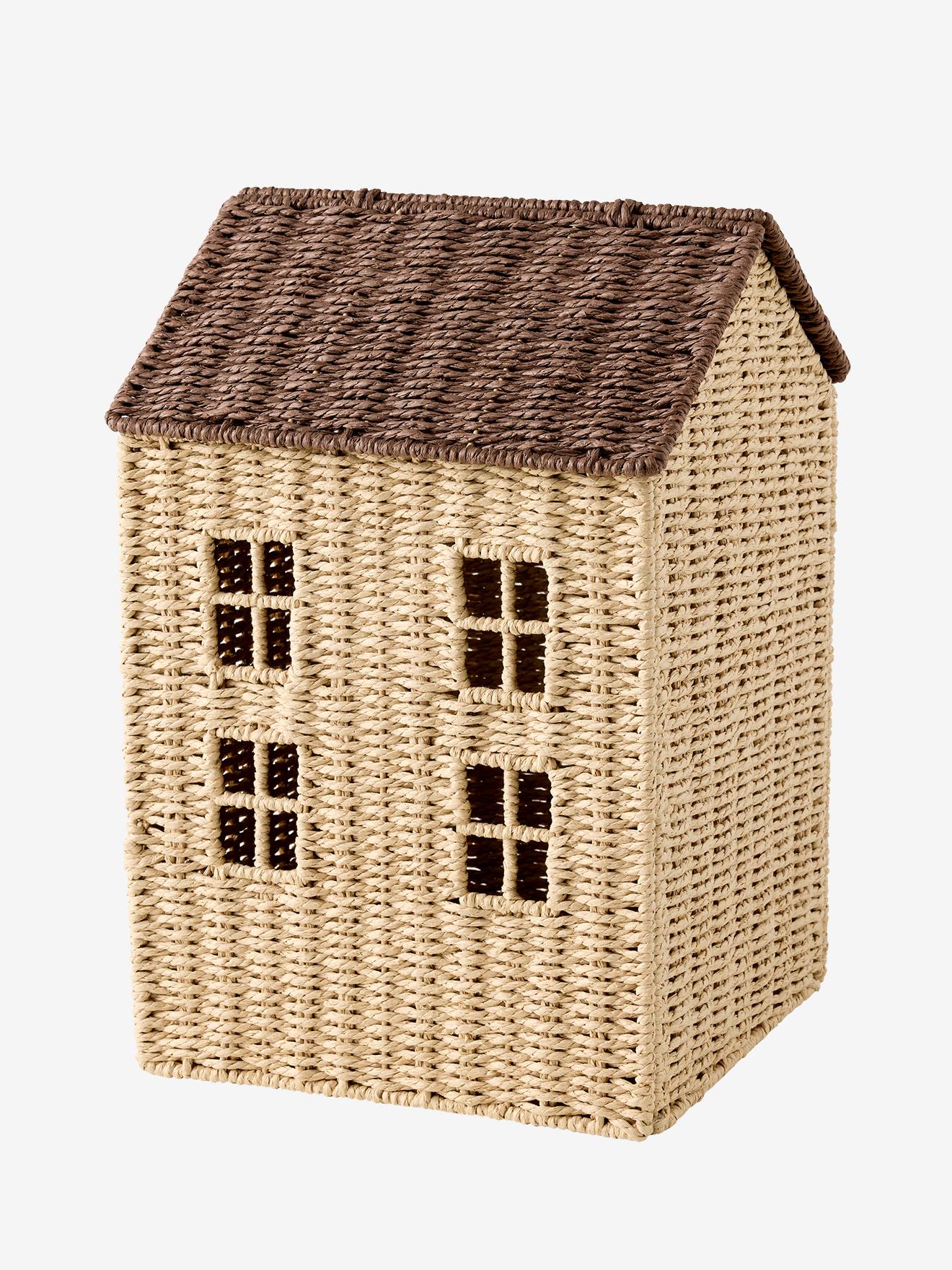 Panier Maison en corde de papier beige (Vertbaudet) - Image 2