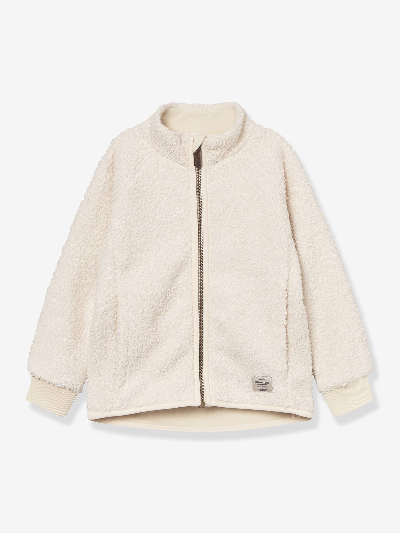 Veste en polaire Teddy avec fermeture éclair enfants MATCEDRIC MINI A TURE écru